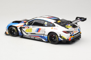 BMW M4 GT3 #46 V. Rossi / A. Farfus / M. Martin Team WRT 12 Hours of Bathurst 2023 Minichamps 1:18 113232146 Diecast — photo 7 of 8