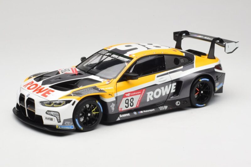 BMW M4 GT3 #98 M. Wittmann / S. van der Linde Rowe Racing ADAC 24h Nurburgring 2023 Minichamps 1:18 113232098 Diecast
