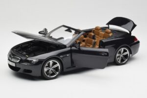 BMW M6 E64 Cabriolet Sapphire Black Kyosho 1:18 80430417424 Diecast — photo 2 of 9