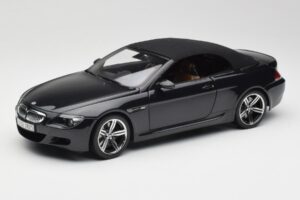 BMW M6 E64 Cabriolet Sapphire Black Kyosho 1:18 80430417424 Diecast — photo 3 of 9