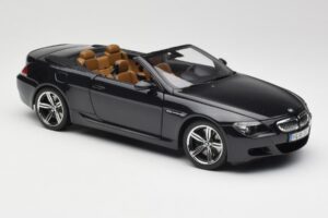 BMW M6 E64 Cabriolet Sapphire Black Kyosho 1:18 80430417424 Diecast — photo 7 of 9