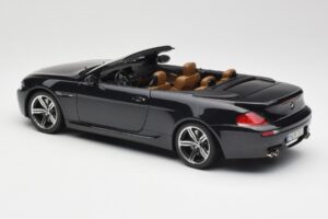 BMW M6 E64 Cabriolet Sapphire Black Kyosho 1:18 80430417424 Diecast — photo 8 of 9