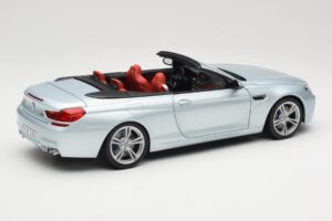 BMW M6 F12 Convertible Silverstone Silver Paragon 1:18 8043225656 Diecast — photo 3 of 8