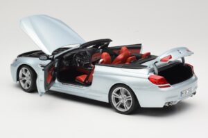 BMW M6 F12 Convertible Silverstone Silver Paragon 1:18 8043225656 Diecast — photo 5 of 8