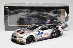 BMW M6 GT3 F13 #18 Schubert Motorsport A. Farfus / J. Krohn 24h Nurburgring 2016 Minichamps 1:18 155162618 Diecast — photo 6 of 6