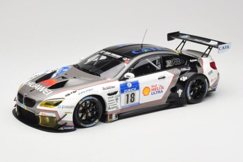 BMW M6 GT3 F13 #18 Schubert Motorsport A. Farfus / J. Krohn 24h Nurburgring 2016 Minichamps 1:18 155162618 Diecast