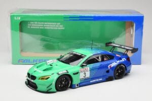 BMW M6 GT3 F13 #3 Falken Motorsports P. Düsseldorf / J. Müller VLN Winner Heat 4 2017 Minichamps 1:18 153172693 Diecast — photo 6 of 6