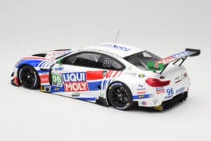 BMW M6 GT3 F13 #96 Turner Motorsport B. Auberlen / R. Foley Class Winner Petit Le Mans 2019 Minichamps 1:18 153192696 Diecast — photo 5 of 6