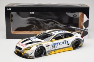 BMW M6 GT3 F13 #98 Rowe Racing M. Palttala / N. Catsburg 2nd Place 24 Hours of Nurburgring 2017 Minichamps 1:18 155172698 Die — photo 6 of 6