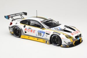 BMW M6 GT3 Rowe Racing #99 M. Basseng / M. Martin 24 Hours Nurburgring 2017 Minichamps 1:18 155172699 Diecast — photo 4 of 6