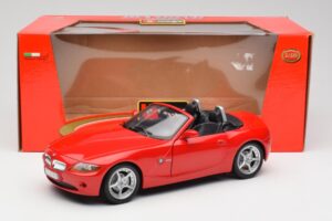 BMW Z4 E85 Roadster Red Bburago 1:18 34046 Diecast — photo 8 of 8