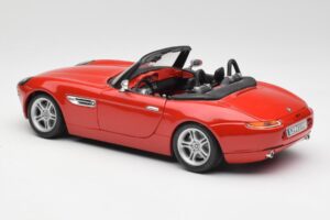 BMW Z8 E52 Red Metallic Bburago 1:18 18-12032 Diecast — photo 7 of 8