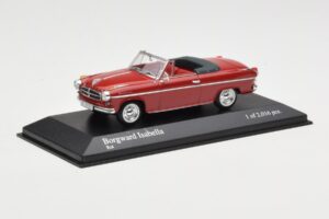 Borgward Isabella Cabriolet Red Minichamps 1:43 400096060 Diecast — photo 2 of 4