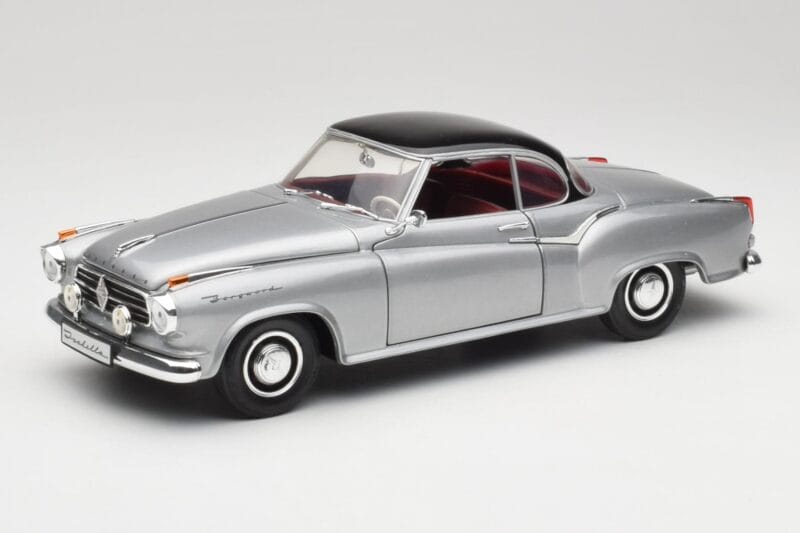 Borgward Isabella Coupe Grey & Black Revell 1:18 8989 Diecast