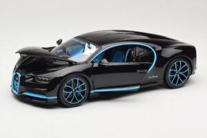 Bugatti Chiron Black & Blue Bburago 1:18 18-11040BK Diecast — photo 2 of 8