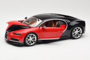 Bugatti Chiron Black & Red Bburago 1:18 18-11040 Diecast — photo 2 of 8