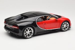 Bugatti Chiron Black & Red Bburago 1:18 18-11040 Diecast — photo 3 of 8