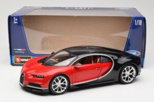 Bugatti Chiron Black & Red Bburago 1:18 18-11040 Diecast — photo 8 of 8