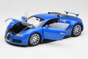 Bugatti Veyron Light Blue Dark Blue Minichamps 1:18 100110821 Diecast — photo 2 of 8