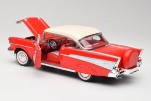 Chevrolet Bel Air Matador Red & India Ivory Road Legends 1:18 92109 Diecast — photo 5 of 8
