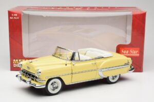 Chevrolet Bel Air Convertible Yellow Sun Star 1:18 1712 Diecast — photo 8 of 8