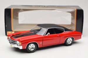 Chevrolet Chevelle SS 454 Red Maisto 1:18 531892 Diecast — photo 8 of 8