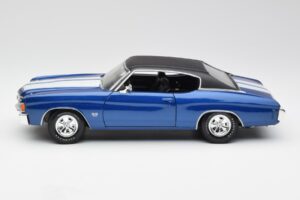Chevrolet Chevelle SS 454 Blue Maisto 1:18 531886 Diecast — photo 4 of 8