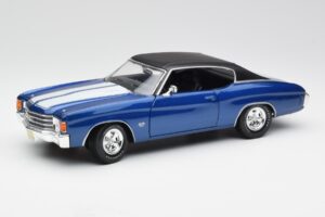 Chevrolet Chevelle SS 454 Blue Maisto 1:18 531886 Diecast