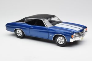 Chevrolet Chevelle SS 454 Blue Maisto 1:18 531886 Diecast — photo 6 of 8