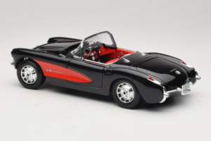 Chevrolet Corvette C1 Black & Red Bburago 1:18 3034-M1 Diecast — photo 7 of 8