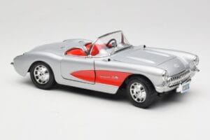 Chevrolet Corvette C1 Silver Bburago 1:18 3034 Diecast — photo 6 of 8