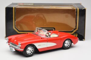 Chevrolet Corvette C1 Roadster Red Bburago 1:18 3024 Diecast — photo 8 of 8