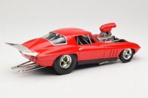 Chevrolet Corvette C3 Dragster Red Hot Wheels 1:18 29226 Diecast — photo 3 of 8