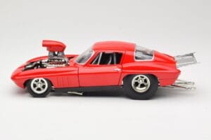 Chevrolet Corvette C3 Dragster Red Hot Wheels 1:18 29226 Diecast — photo 4 of 8