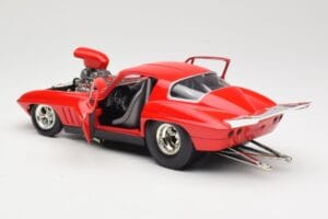 Chevrolet Corvette C3 Dragster Red Hot Wheels 1:18 29226 Diecast — photo 5 of 8