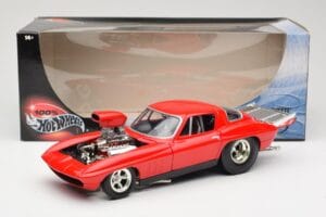 Chevrolet Corvette C3 Dragster Red Hot Wheels 1:18 29226 Diecast — photo 8 of 8
