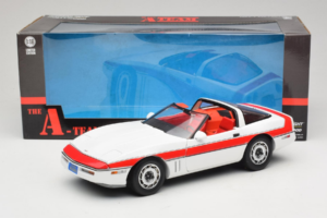 Chevrolet Corvette C4 A-Team White GreenLight 1:18 13532 Diecast — photo 8 of 8