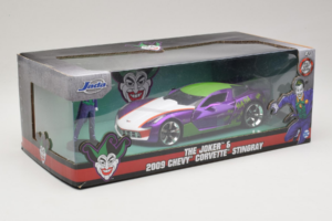 Chevrolet Corvette C6 Stingray The Joker With Figure Jada 1:24 253255020 Diecast — photo 2 of 3