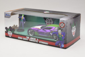 Chevrolet Corvette C6 Stingray The Joker With Figure Jada 1:24 253255020 Diecast — photo 3 of 3