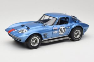 Chevrolet Corvette Grand Sport GT #80 R. Penske Chevrolet Nassau Speed Week 1963 Exoto 1:18 RLG18022 Diecast