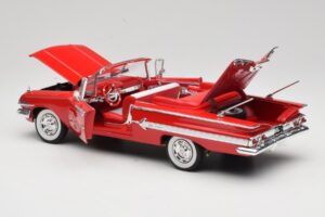 Chevrolet Impala Convertible Red Welly 1:18 9864W Diecast — photo 5 of 8