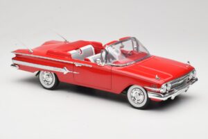 Chevrolet Impala Convertible Red Welly 1:18 9864W Diecast — photo 6 of 8