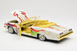 Chevrolet Impala Lowrider White Metallic Hot Wheels 1:18 27635 Diecast — photo 5 of 8