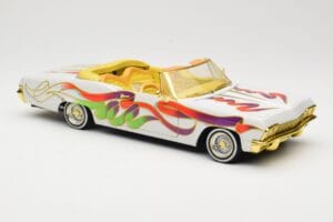 Chevrolet Impala Lowrider White Metallic Hot Wheels 1:18 27635 Diecast — photo 6 of 8