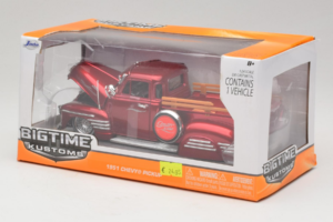 Chevrolet Pickup Bigtime Kustoms Red Jada 1:24 96802 Diecast — photo 3 of 3
