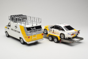 Opel Manta 400 Group B Rally Tour de Corse 1984 With Chevrolet G30 Service Van Otto 1:18 OT491 Resin — photo 2 of 13