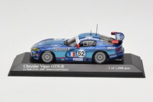 Chrysler Viper GTS-R #52 S. Belloc / F. Cochet / T. Treluyer 24 Hours of Le Mans 2002 Minichamps 1:43 499921452 Diecast