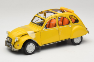 Citroen 2CV 6 Club Mimosa Yellow Norev 1:18 181496 Diecast