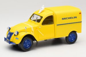 Citroen 2CV Fourgonnette Michelin Bibendum Norev 1:18 181502 Diecast
