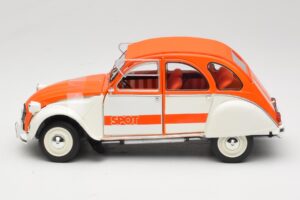 Citroen 2CV Spot Orange & White Solido 1:18 421183600 Diecast — photo 4 of 8